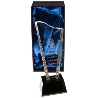 Wave Glass Award 22.5cm